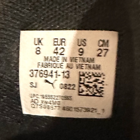 Puma M.E.L.O Ball MB.01 Lo. Size 9. Black & white. Original shoe strings. - Picture 6 of 8